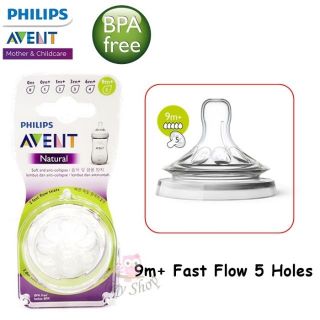 Núm Avent Natural số 5 cho bình Avent Natural cổ rộng