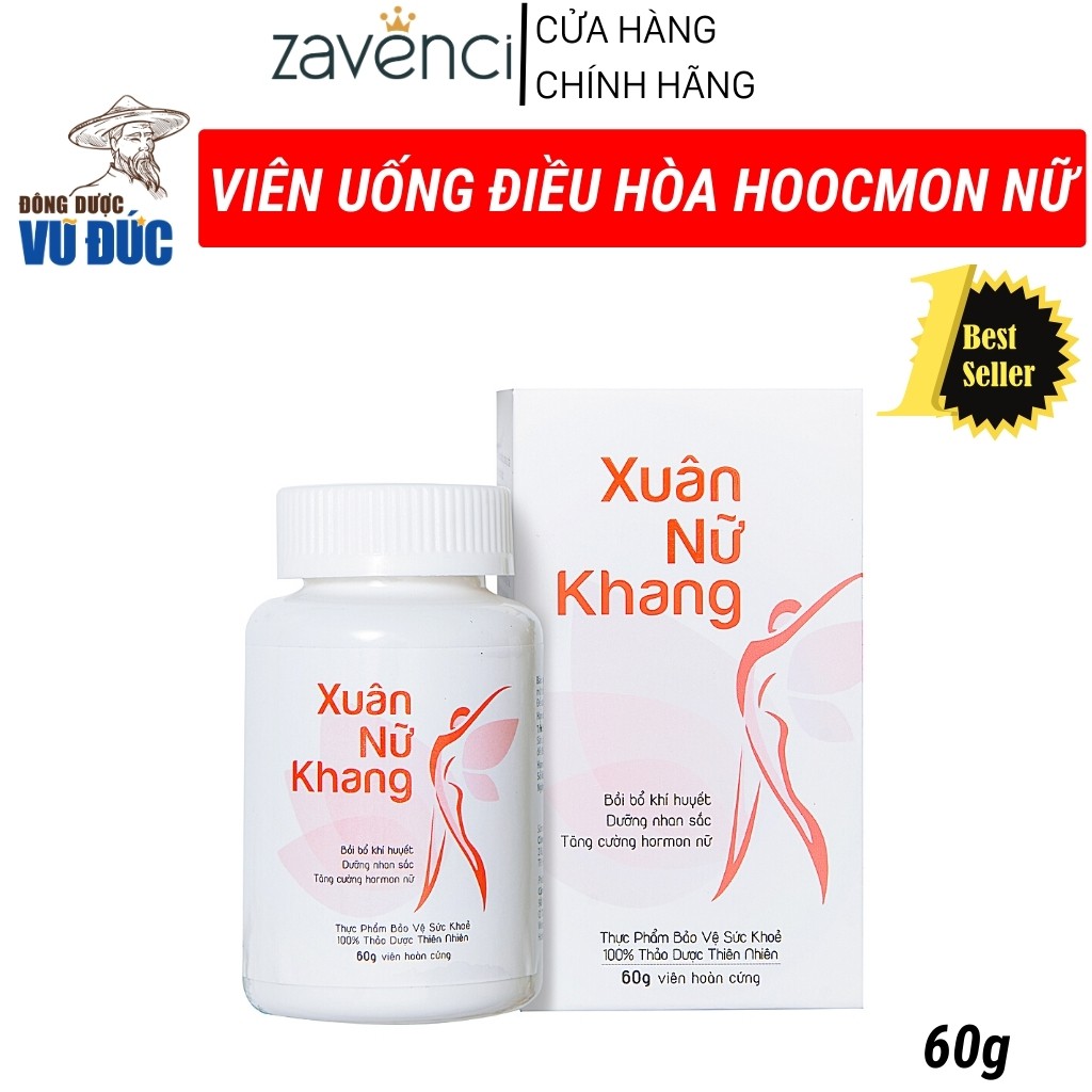 Xuân Nữ Khang Đẹp Da, Điều Hòa Kinh Nguyêt - ĐÔNG DƯỢC VŨ ĐỨC