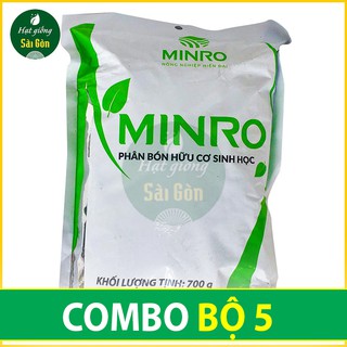 Phân bón hữu cơ sinh học hà lan minro 700g 5 gói