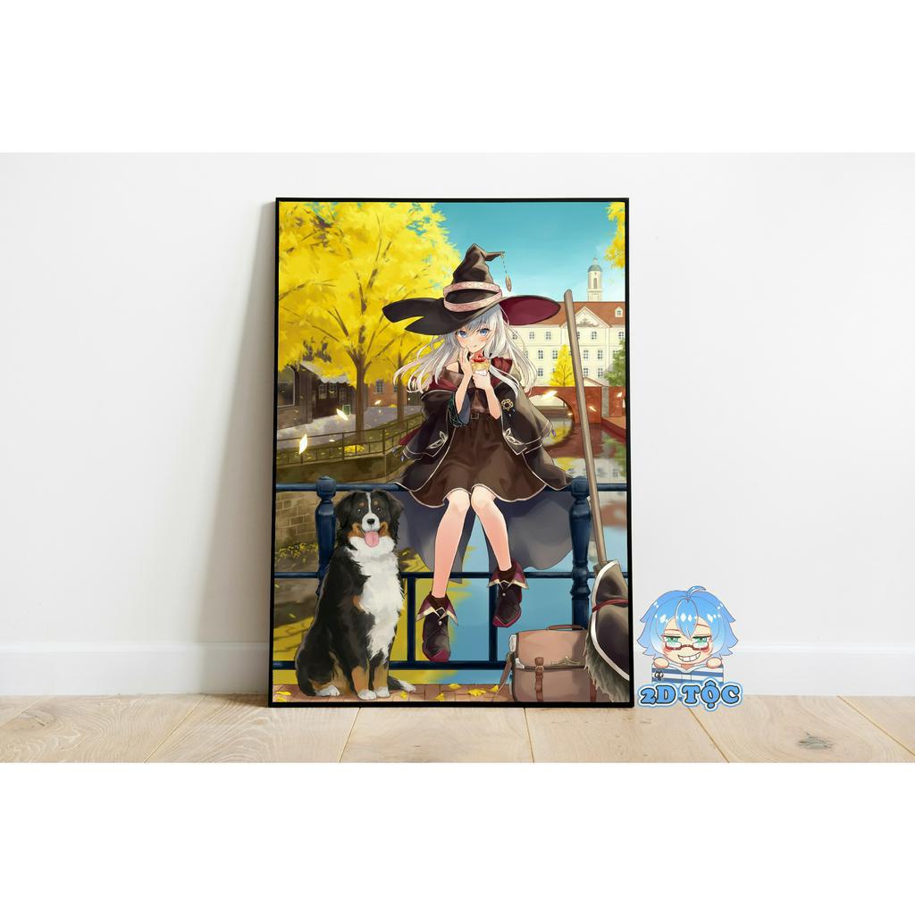 TRANH POSTER A3 Anime Manga Hành trình của Elaina Majo no Tabitabi  CHẤT LIỆU GIẤY CAO CẤP - 2D Tộc Shop