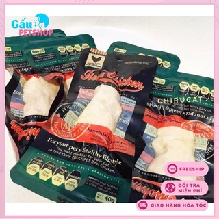 Ức gà hấp ăn liền cho chó mèo Masti Chicken/ Real Chicken 40g