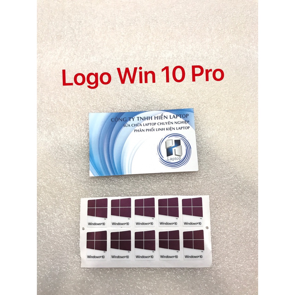 Tem Windows 10 Windows 7 - Tem dán laptop máy tính - Mới 100%