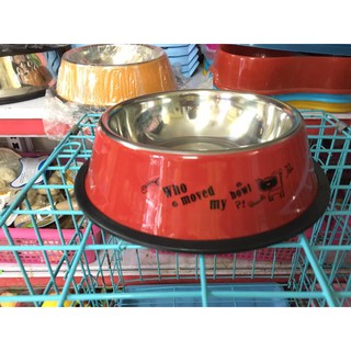 Bát ăn inox cho chó mèo