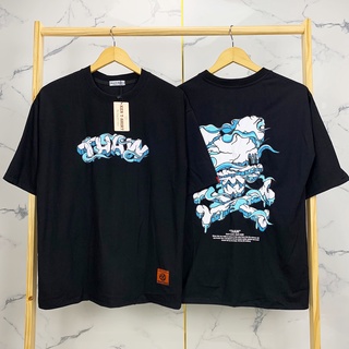 Áo Thun Tay Lỡ Form RộngIn Hình Bad Thaw Cho Cả Nam và Nữ, Vải Cotton 75%, Dày Mịn Mát. XXK