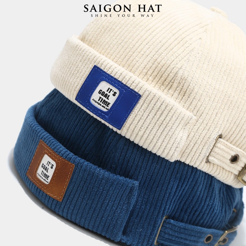 Mũ nón tròn miki hat nam nữ IT GOAL TIME chuẩn form đẹp lưỡi trai không vành phong cách thời trang cá tính năng động
