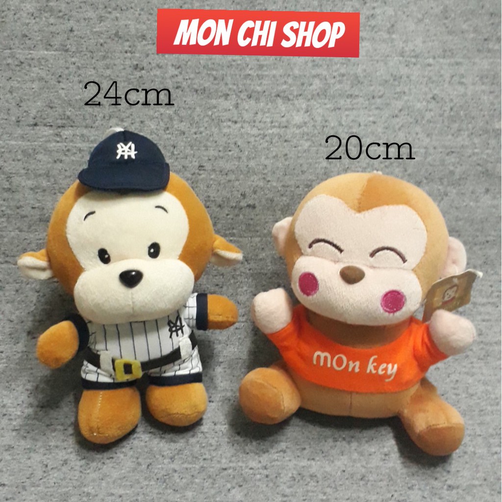 Gấu bông khỉ dễ thương, mua 2 con giảm thêm 5k nha