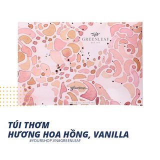 Túi thơm Phòng Hương Hoa Hồng, vanilla - Greenleaf Cashmere Kiss - Hàng Mỹ