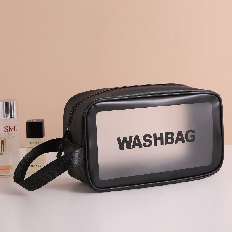 Túi Xách WASHBAG Dẻo Trong Suốt Cầm Tay Đựng Mỹ Phẩm Vật Dụng Cá Nhân