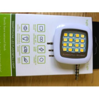 Đèn flash led gắn thêm cho điện thoại qua cổng 3.5mm
