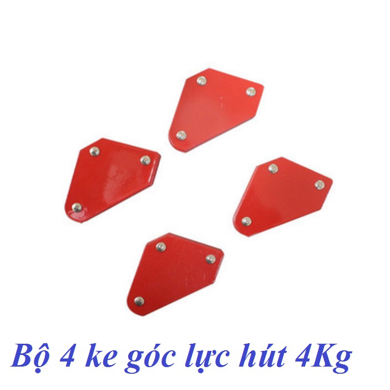 Ke góc nam châm mini lực hút 4kg-bộ 4