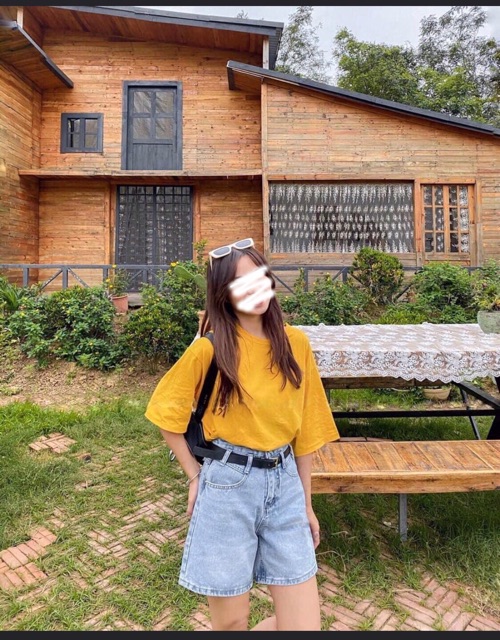 Quần jeans ngố trơn Ulzzang ( ẢNH THẬT)