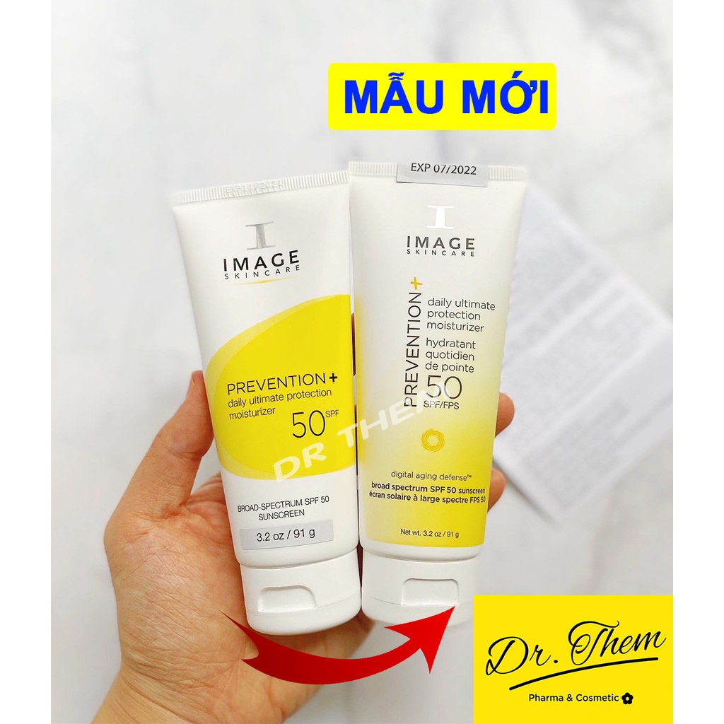 Kem Chống Nắng IMAGE SPF 50 Cho Da Hỗn Hợp-Prevention Daily Ultimate Protection Moisturizer SPF50 91g 170g