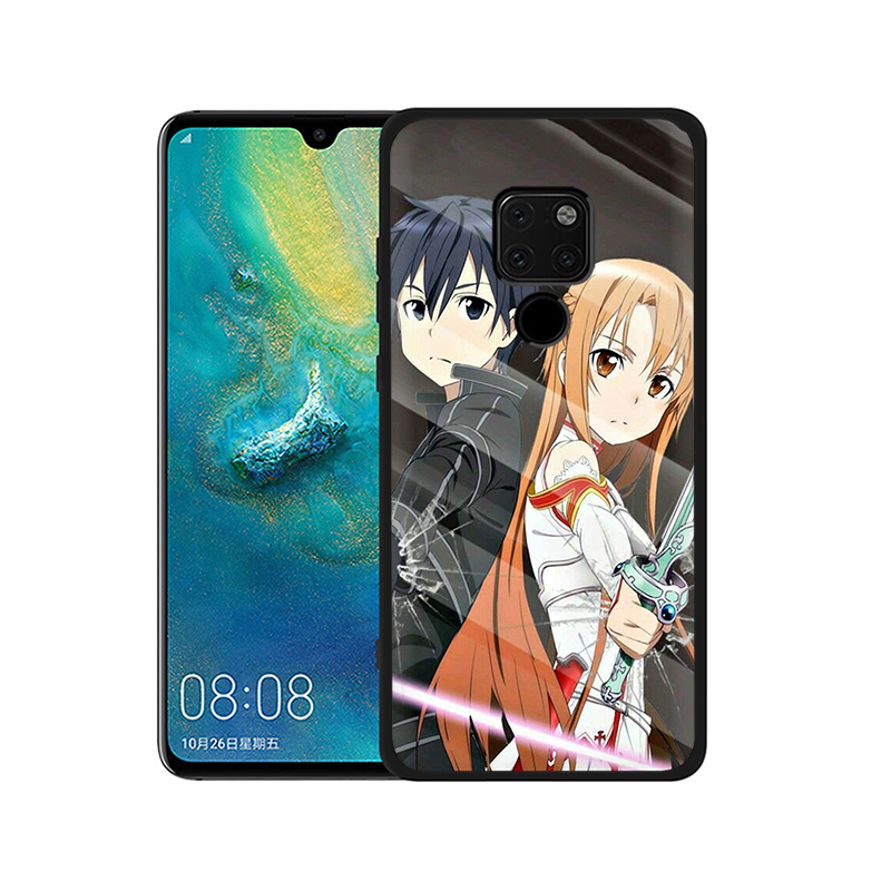 D82 Sword Art Online SAO Japanese Huawei Y6 Y7 Y9 Prime 2018 2019 Mate 10 20 30 Lite Pro Soft Phone Case