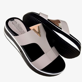 Dép quai ngang nữ đế PU 🎁FREESHIP🎁 Giảm 10K khi nhập mã [GIAYNU01] Dép nữ thời trang Trường Hải