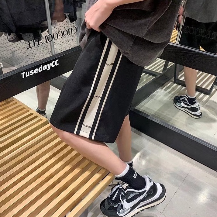 Quần Ngắn Nam Thể Thao Dáng Suông Có Dây Rút Thời Trang Hàn Quốc Cho fashion bigsize quần jogger nữ unisex simple quần đùi quần short