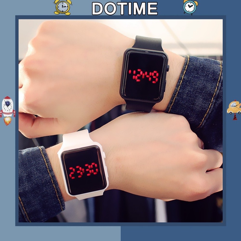 Đồng hồ điện tử Dotime nam nữ có đèn led nhiều màu cực đẹp ZO71