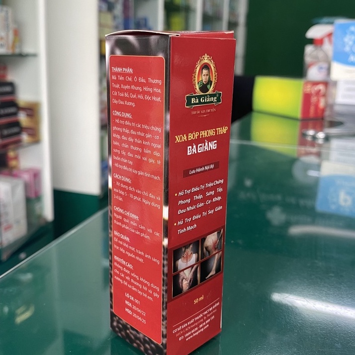 Xoa Bóp Bà Giằng - Hỗ trợ giảm đau nhức xương khớp,cổ vai gáy, bong gân, giảm các cơn đau do thoái hóa tê bì tay chân