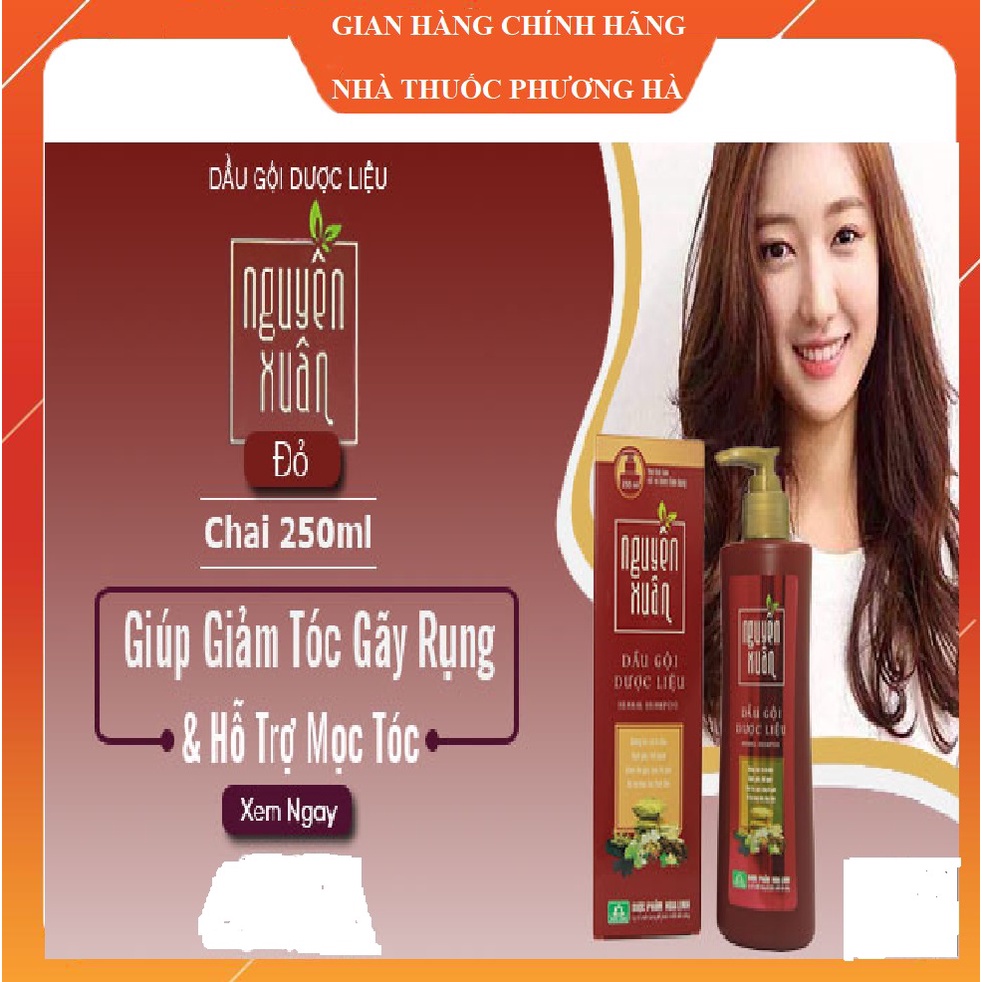 Dầu gội Dược liệu Nguyên Xuân 250ml - Dưỡng tóc, phục hồi hư tổn