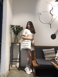túi tote absolute become curious sẵn