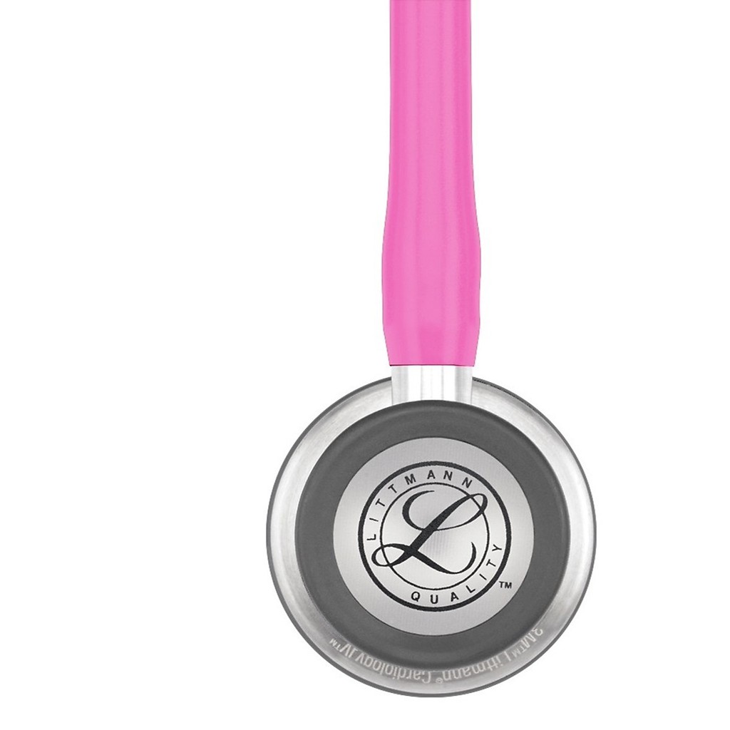 Ống nghe y tế 3M Littmann Cardiology IV, mặt nghe có lớp phủ tiêu chuẩn, dây nghe màu hồng đậm, 27 inch, 6161