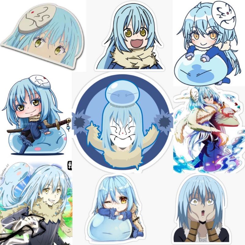 10-60 hình dán Stickers Rimuru Tempest-Tensei Shitara Slime Datta Ken decal