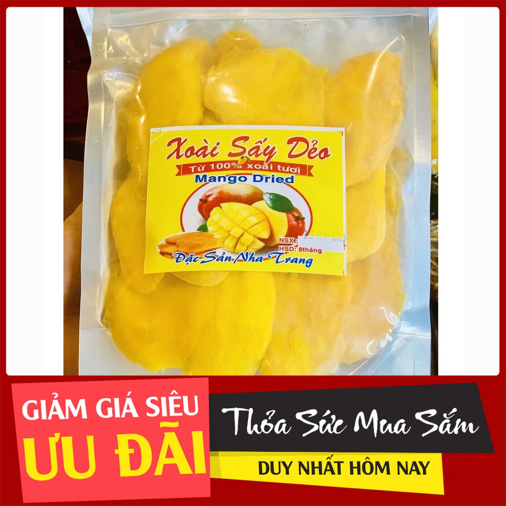 [ HCM ]  1Kg Xoài Sấy Dẻo Loại 1 - MỨT XOÀI VỊ NGON TỰ NHIÊN