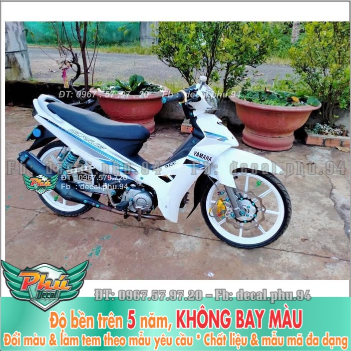 Tem rời Sirius Trắng , phối xanh ngọc (H)