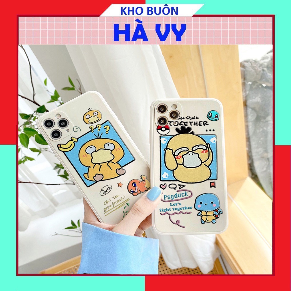 Ốp lưng cạnh vuông BVC vịt 5/5s/6/6plus/6s/6splus/7/7plus/8/8plus/x/xr/xs/11/12/pro/max/plus/13/13Promax