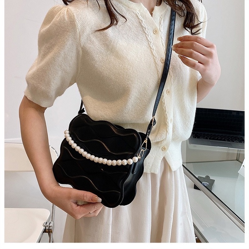 Túi Đeo Chéo Hình Vuông Nhỏ Màu Trơn Phong Cách Hàn Quốc Mới 2022 NB00379