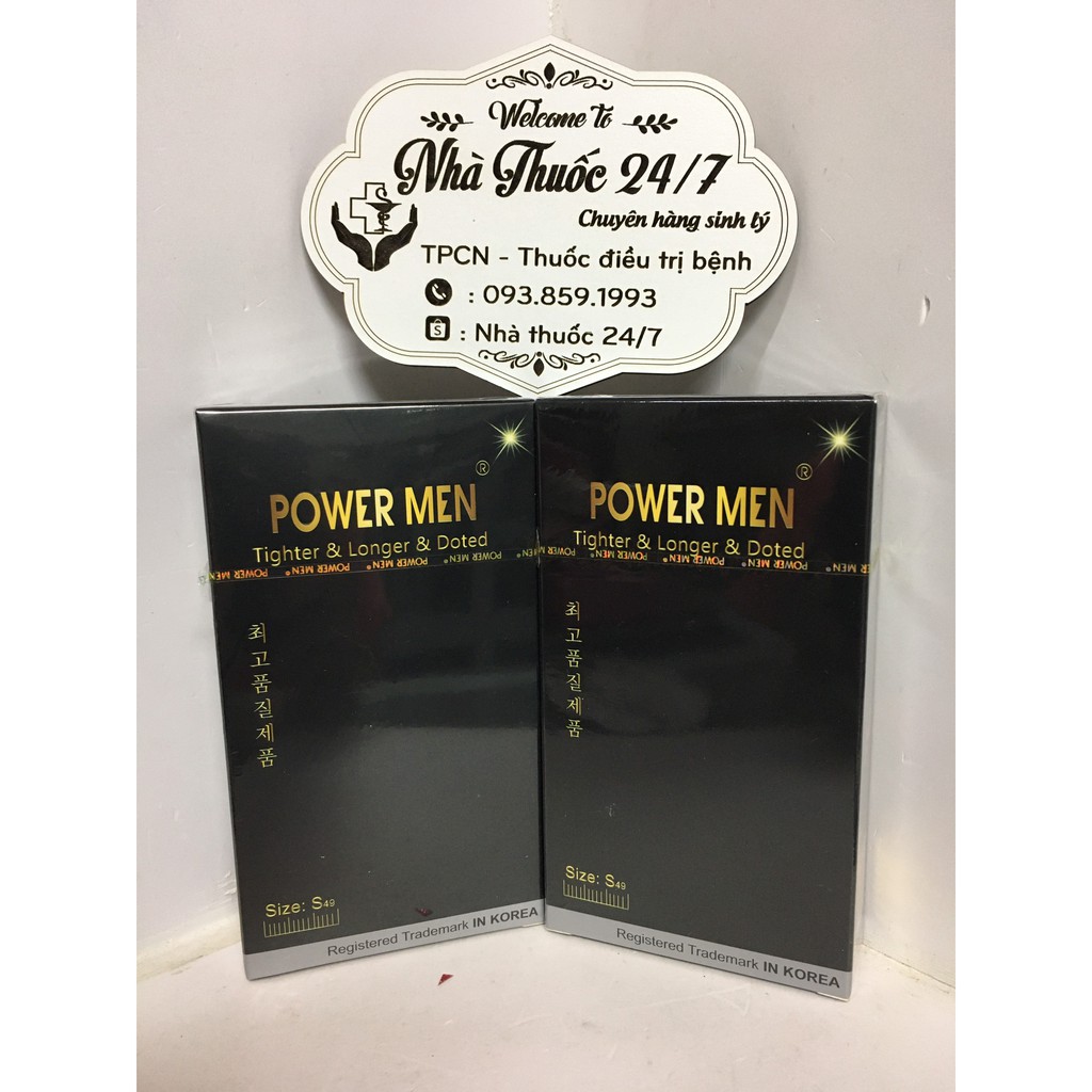 BCS gai + kéo dài Power men (Hộp 12c)