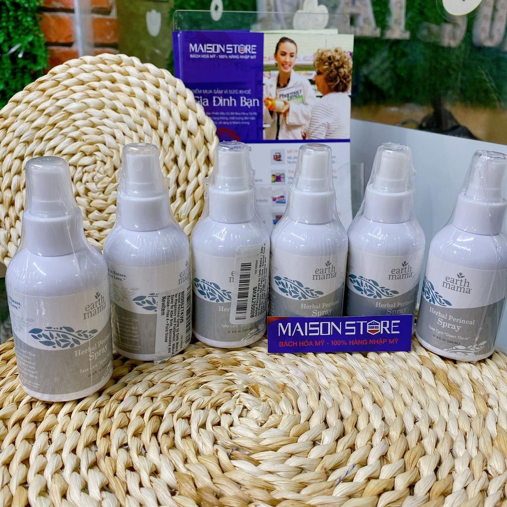 KEM & CHAI XỊT TRĨ EARTH MAMA - Hàng Nhập USA Chính Hãng