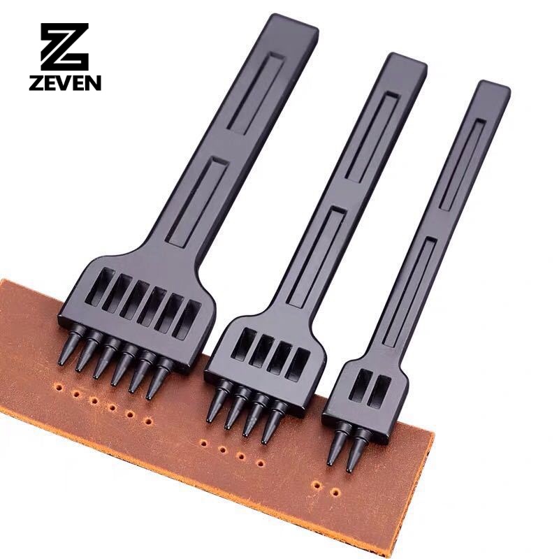 Dụng Cụ Bấm Lỗ Tròn 4/5/6mm 2 4 6 Ngạnh Cho Vật Liệu Da