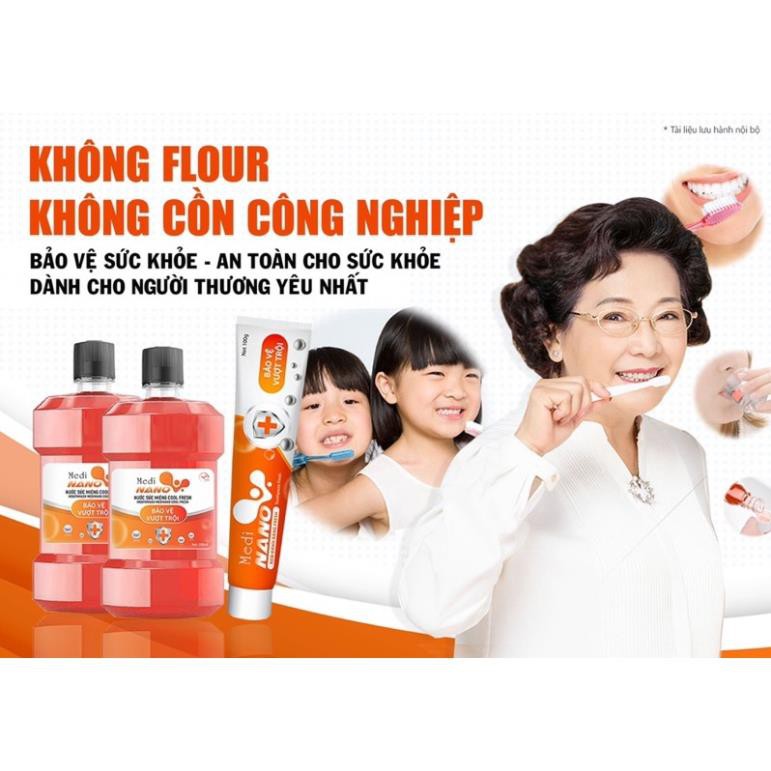 Kem Đánh Răng MeDi NaNo Sinh Học An Toàn Cho Sức Khoẻ