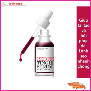 Tinh chất thay da sinh học Red Peel Tingle Serum 20ml giúp làm mờ vết thâm mụn và sẹo, làm màu đều da, nâng tone tốt