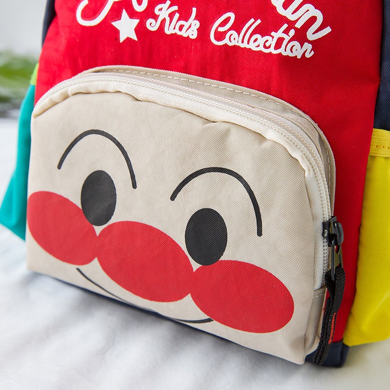 Ba Lô Đi Học Họa Tiết Hoạt Hình Anpanman Xinh Xắn Dành Cho Bé