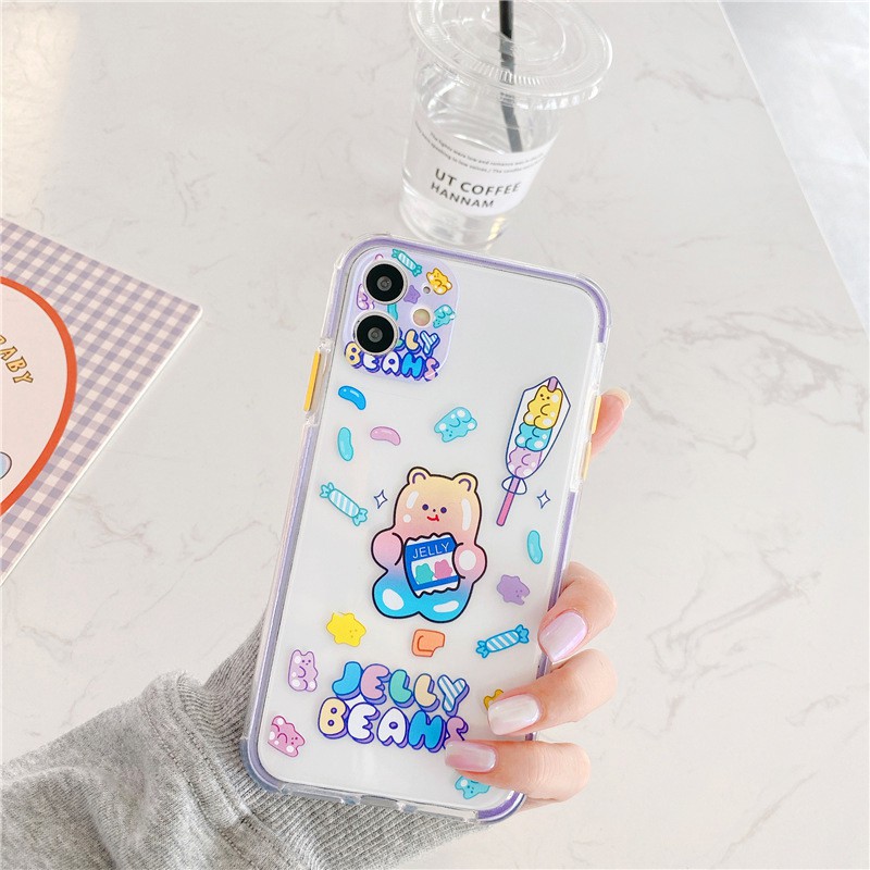 Ốp lưng iphone Chip Chip viền màu chống trượt 5/5s/6/6plus/6s/6splus/7/7plus/8/8plus/x/xr/xs/11/12/pro/max/plus/promax | BigBuy360 - bigbuy360.vn