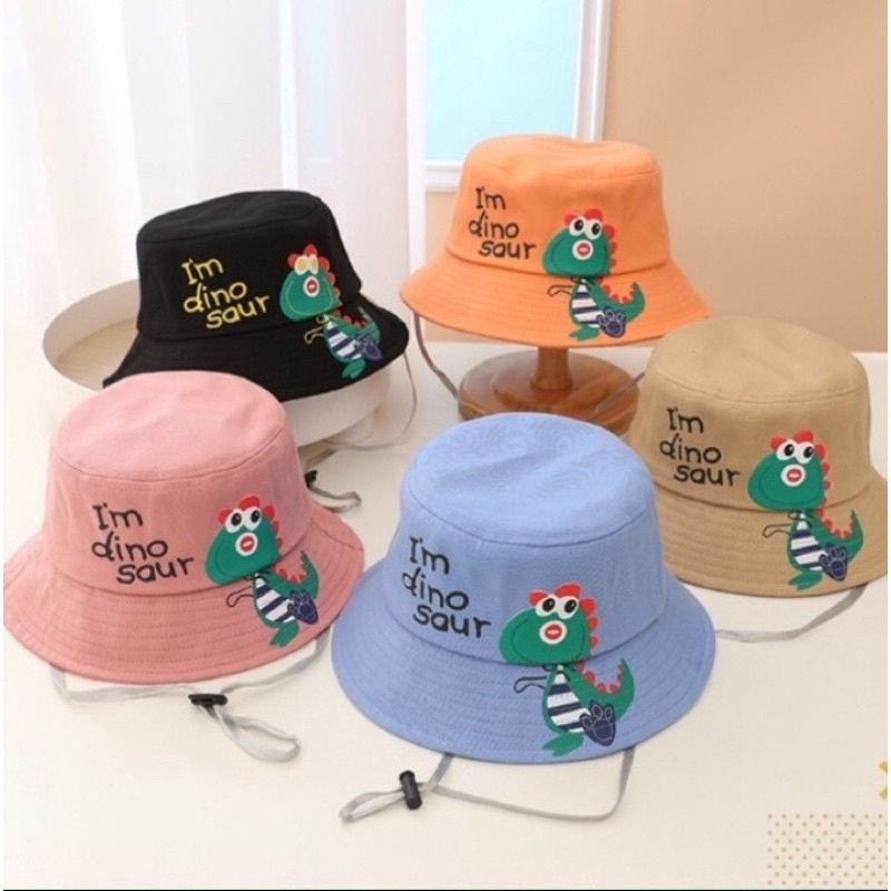 MŨ BUCKET TAI BÈO THÊU HÌNH SIÊU CUTE DỂ THƯƠNG CÓ DÂY CHO BÉ TỪ 1t đến 5t