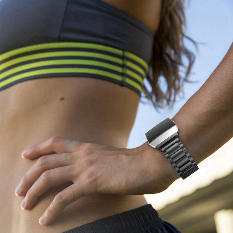 Dây Đeo Inox Cho Đồng Hồ Thông Minh Fitbit Ionic