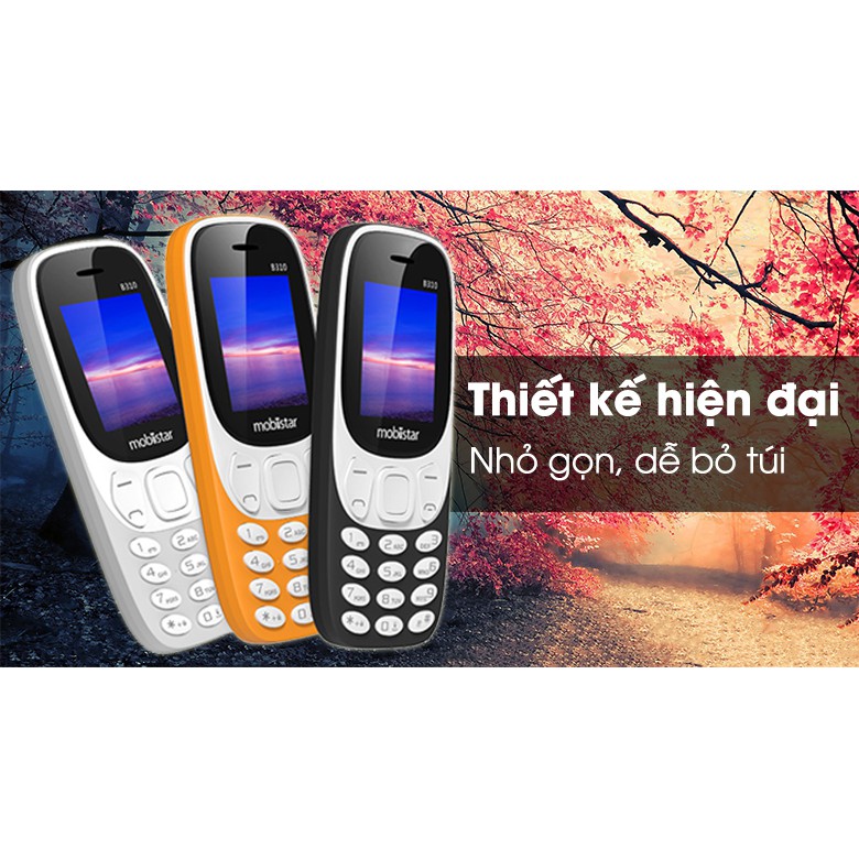 Điện Thoại MobiiStar B310 Chính Hãng (Giao màu ngẫn nhiên )