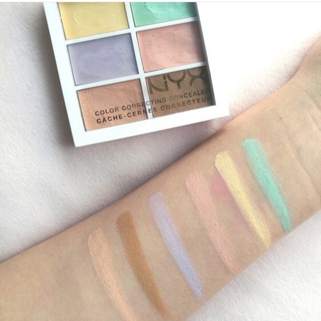 Che Khuyết Điểm 6 Ô NYX Color Correcting Concealer Palette (1,5g x 6)