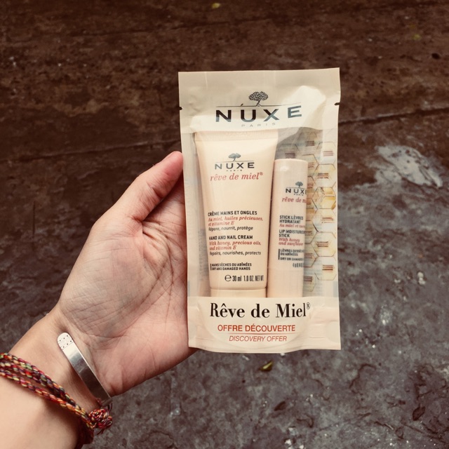 SET KEM TAY + SON DƯỠNG MÔI NUXE