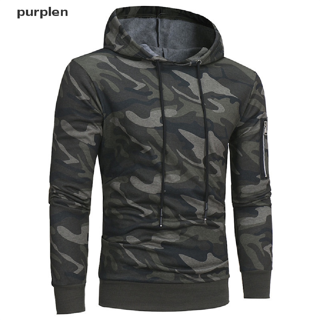 Áo hoodies có túi khóa kéo thời trang dành cho nam