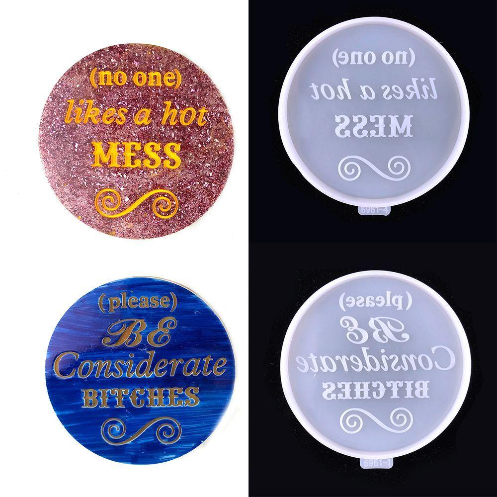 Khuôn Nhựa Epoxy Lót Cốc Cà Phê Cách Nhiệt Chống Bỏng Thủ Công Sáng Tạo