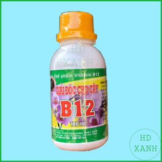 Chế phẩm vitamin b12 giải độc cho cây 100ml