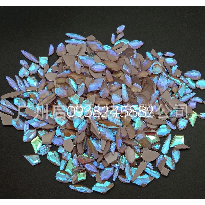 Đá kiểu chân bằng 100 viên mix mẫu