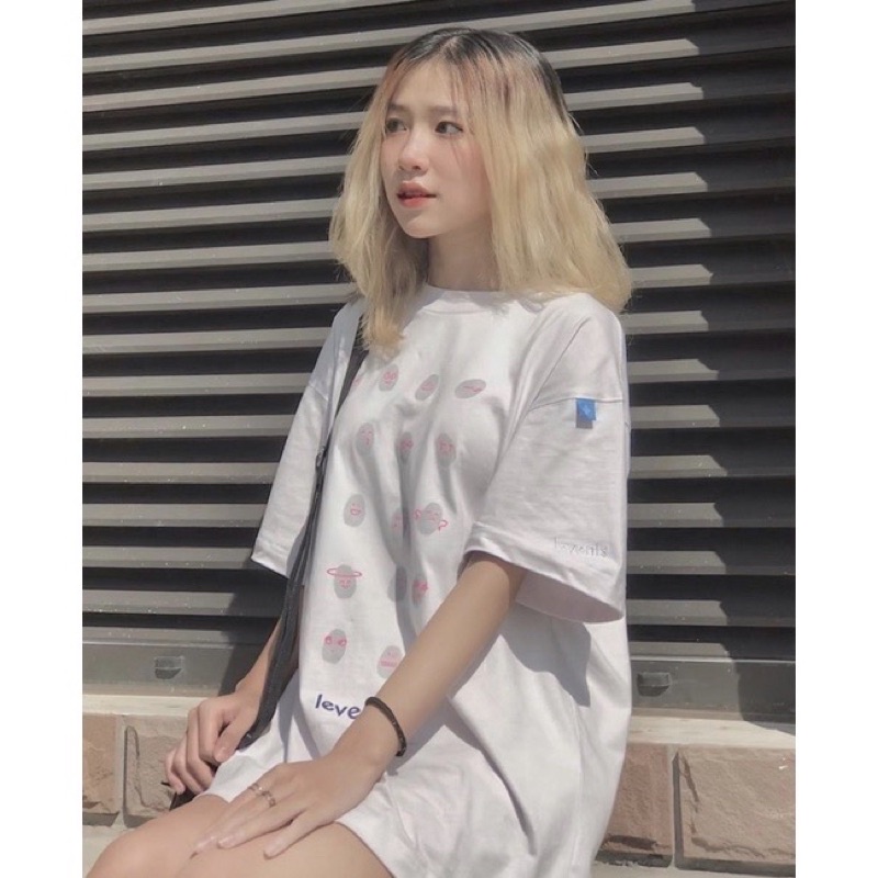 Áo thun tay lỡ Levents Finger phông Unisex nam nữ cotton oversize form rộng | BigBuy360 - bigbuy360.vn