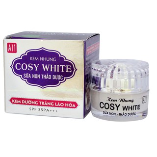 Kem dưỡng trắng-ngừa lão hóa-giữ ẩm-se khít lỗ chân lông Cosy White A11 18g