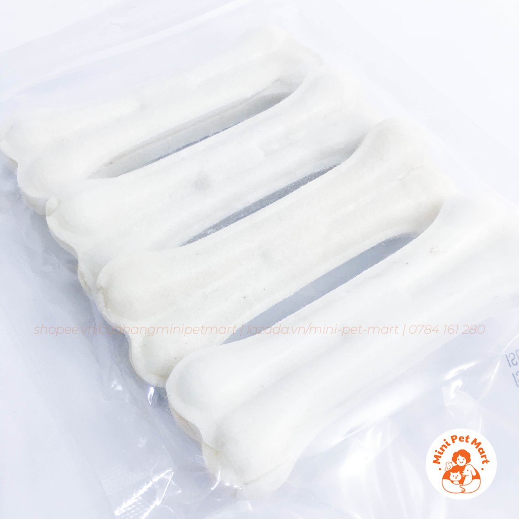 Xương gặm da bò TÀI HƯNG THỊNH 746 (4 cái) - bánh xương, snack, bánh thưởng, xương gặm cho chó