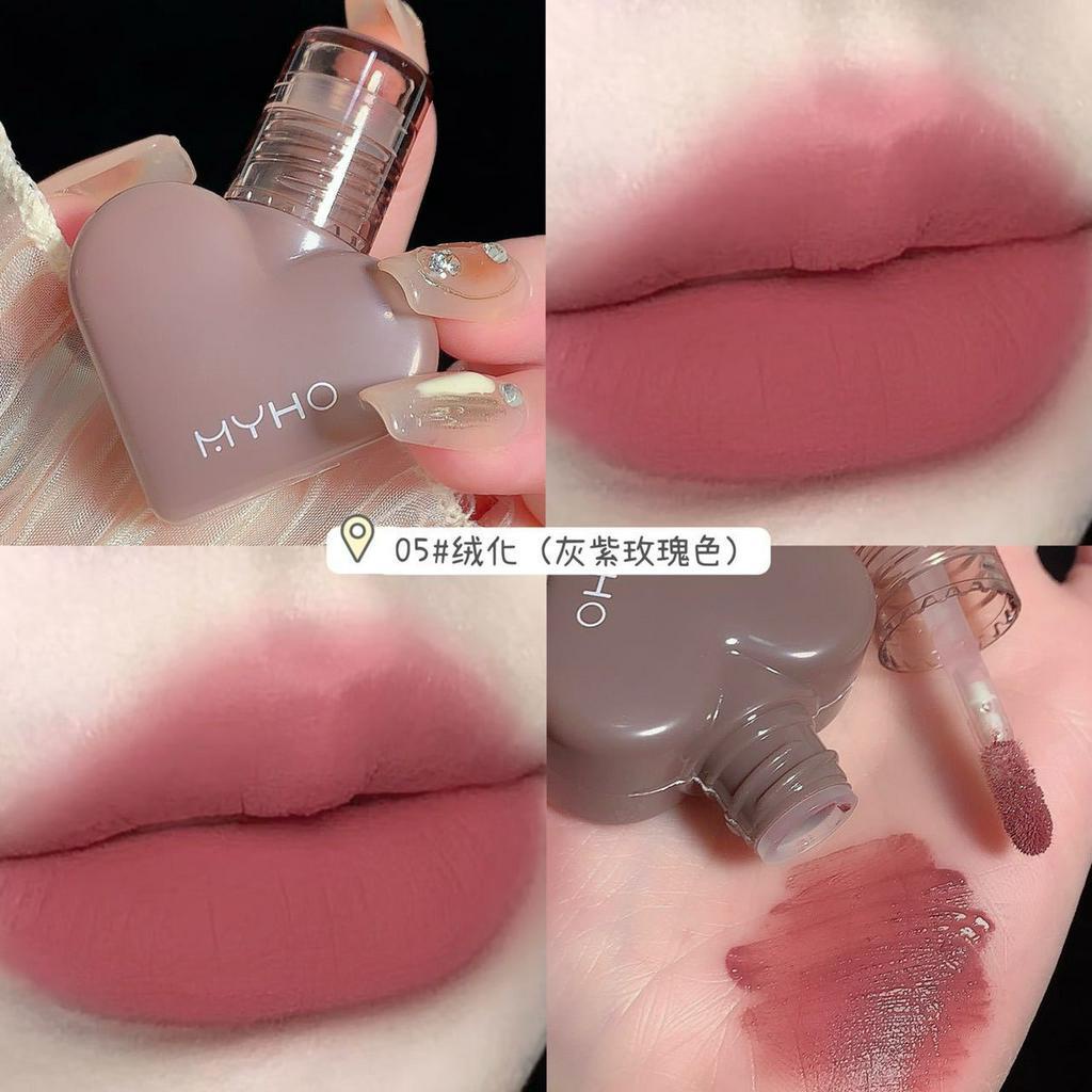 [Hàng mới về] Son Môi MYHO Love Mousse 5 Màu Nhung Lì Tông Nude Sắc Tố Cao