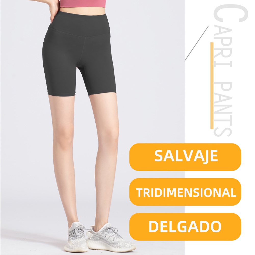 Quần Short Legging Thể Thao Lưng Cao Thời Trang Cho Nữ